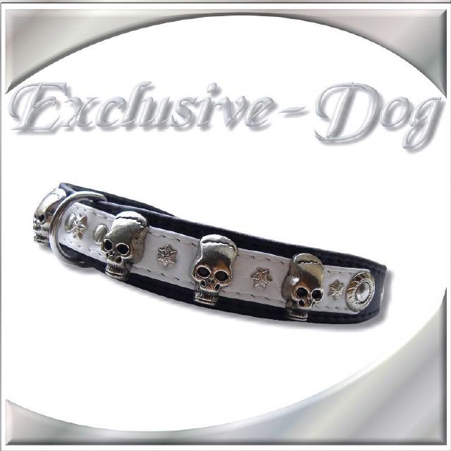 Lederhalsband Skull Totenkopf GRUFF Halsband