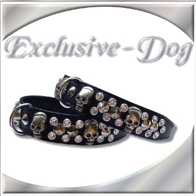 Lederhalsband " VILLAIN "